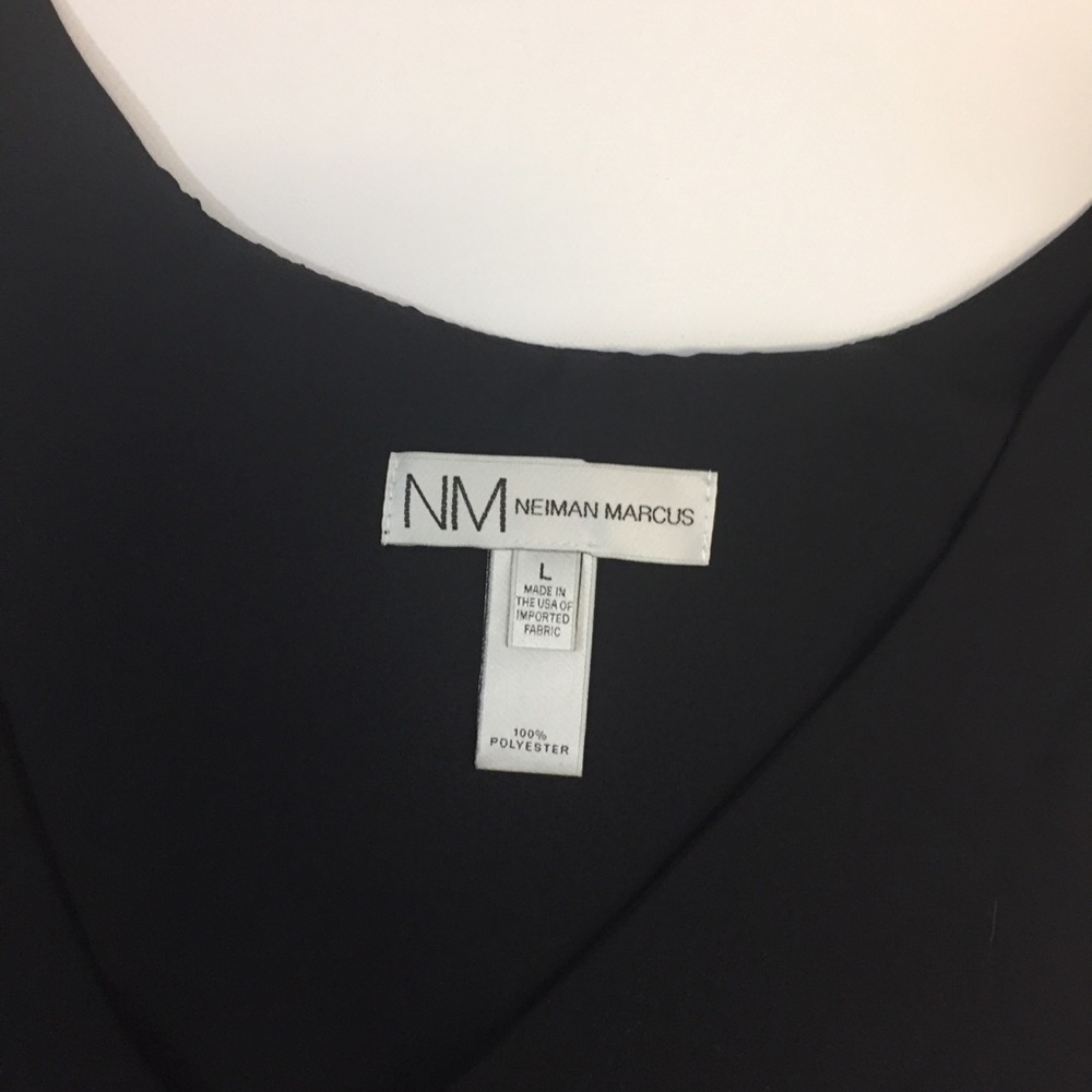 Neiman Marcus V-Neck High-Low Tank, L - Picture 4 of 4